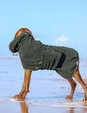 Bamboo dog drying robe