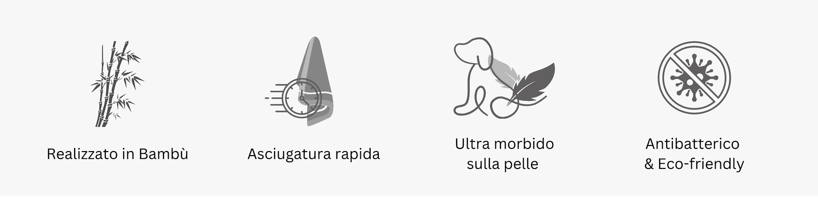 Telo in bambù per cani