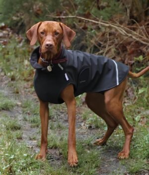 imper nero Softshell Impermeabile
